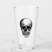 Skull Old School Glas (Vorderseite)