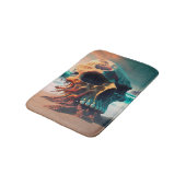 Skull on the Beach Badematte (Schrägansicht)