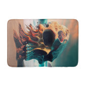 Skull on the beach badematte (Vorderseite)