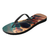 Skull on the beach badesandalen (Schrägansicht)