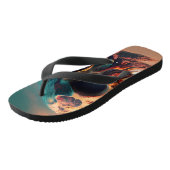 Skull on the beach badesandalen (Schrägansicht)