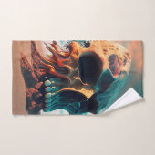 Skull on the beach badhandtuch set (Handtuch)
