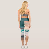 Skull on the beach capri leggings (Rückseite)