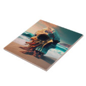 Skull on the Beach Fliese (Seite)