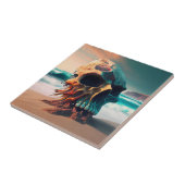 Skull on the Beach Fliese (Seite)