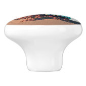 Skull on the Beach Keramikknauf (Seitenansicht)