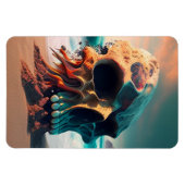Skull on the Beach Magnet (Horizontal)