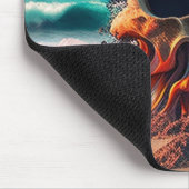 Skull on the Beach Mousepad (Ecke)
