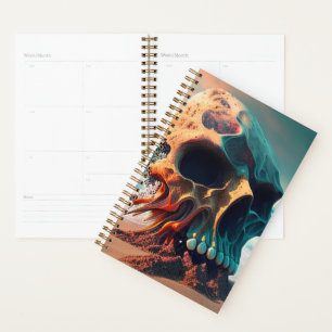 Skull on the beach planer