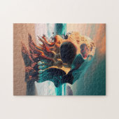Skull on the beach puzzle (Horizontal)