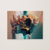 Skull on the beach puzzle (Horizontal)