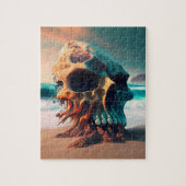 Skull on the beach puzzle (Vertikal)