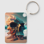 Skull on the beach schlüsselanhänger (Rückseite)