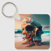 Skull on the Beach Schlüsselanhänger (Vorderseite)