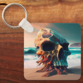 Skull on the Beach Schlüsselanhänger (Vorderseite)