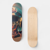 Skull on the Beach Skateboard (Vorderseite)