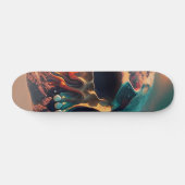 Skull on the Beach Skateboard (Horizontal)