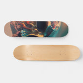 Skull on the Beach Skateboard (Horizontal)