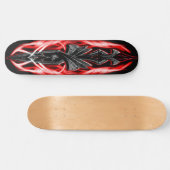 Skull-Ornament Rot Skateboard (Horizontal)