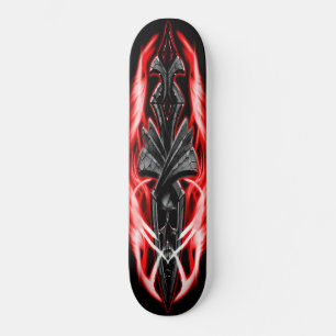 Skull-Ornament Rot Skateboard