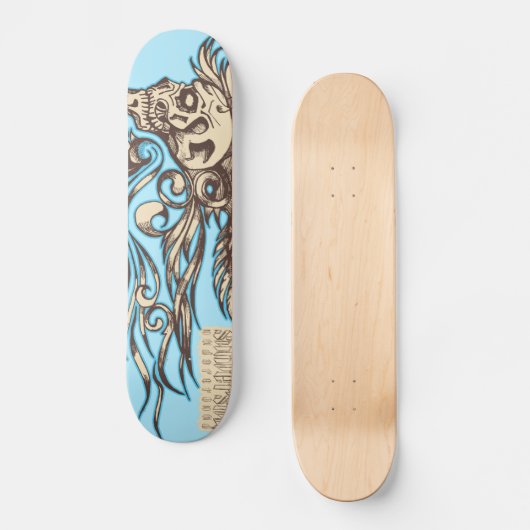Skull ornaments skateboard (Vorderseite)