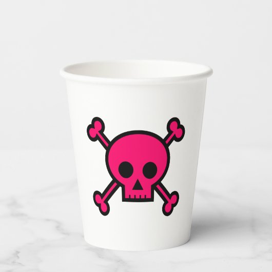 Skull Paper Cups Pappbecher (Rückseite)