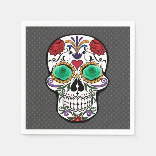 Skull Paper Napkin Serviette (Vorderseite)