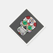 Skull Paper Napkin Serviette (Ecke)