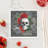 Skull Paper Napkin Serviette (Beispiel)