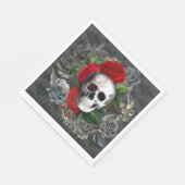 Skull Paper Napkin Serviette (Ecke)