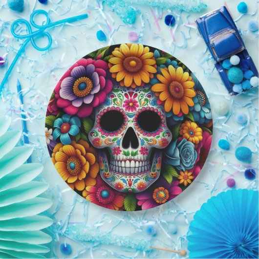 Skull Paper Plate! Pappteller (Party)