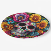 Skull Paper Plate! Pappteller (Schrägansicht)