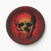 Skull Paper Plate Pappteller (Vorderseite)