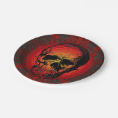 Skull Paper Plate Pappteller (Schrägansicht)