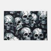 Skull Pattern Fußmatte (Vorderseite)