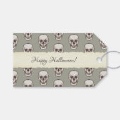 Skull Pattern Gothic Horror Pixel Art Geschenkanhänger (Vorderseite (Horizontal))