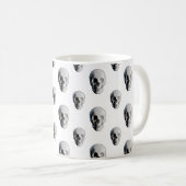 Skull Pattern Halloween Kaffeetasse (VorderseiteRechts)