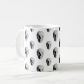 Skull Pattern Halloween Kaffeetasse (Vorderseite Links)