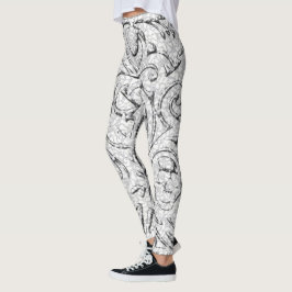 Skull Pattern Halloween Leggings