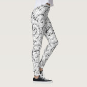 Skull Pattern Halloween Leggings (Rechts)
