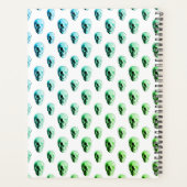 Skull Pattern Halloween Planer (Rückseite)