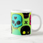 Skull Pattern Jumbo Specialty Mug Jumbo-Tasse (Rechts)