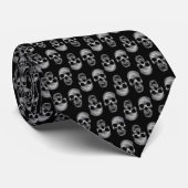Skull Pattern Krawatte (Gerollt)