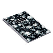 Skull Pattern Notizblock (Rechte Seite)