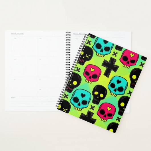 Skull Pattern Planner Planer (Anzeige)