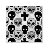 Skull Pattern Self Inking Rubber Stamp Permastempel (Design)