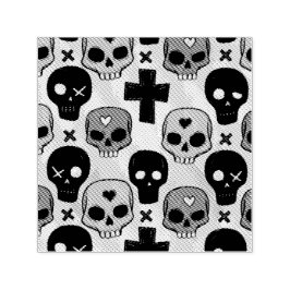 Skull Pattern Self Inking Rubber Stamp Permastempel
