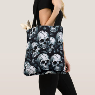 Skull Pattern Tasche