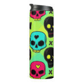 Skull Pattern Thermal Tumbler Thermosbecher (Nach rechts gedreht)