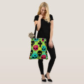 Skull Pattern Tote Bag Tasche (Am Model)